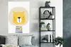 MuchoWow® Poster Löwe - Tiere - Illustration - Herz - Produktbild-Vorschau 4