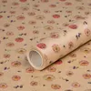 Papier cadeau « Marguerites », 0,70 x 10 m, papier kraft - Voir les images du produit 1