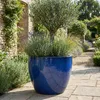 Keramik Pflanztopf Eggpot Royal Blau Ø48cm Frostfest Produktbild-Vorschau 2
