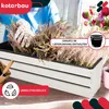 KOTARBAU® Lot de 3 Jardiniere Extérieur Bac à Fleurs avec Voir les images du produit 2