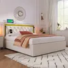 A bedroom scene with a bed, nightstand, and window. Produktbild-Vorschau