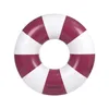 Schwimmring Große Vichy PVC Burgundy Produktbild-Vorschau 1