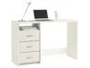 Bureaux ARISTOTEL, blanc, 123x50,1x76,5 cm Voir les images du produit 1