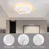 ZMH – lampa sufitowa LED do salonu, biała lampa do sypialni Podgląd zdjęcia produktu 4