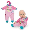BABY born pinker Strampler mit blauen Details und Produktbild-Vorschau 1