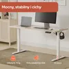 Stela biurkowa AREBOS, elektrycznie regulowana wysokość, Podgląd zdjęcia produktu 6