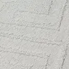 Boho Hochflor Wohnzimmerteppich mit Rautenmuster und Produktbild-Vorschau 3