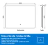 Badspiegel mit Beleuchtung 80×60cm Kalt/Neutral/Warmweiß Produktbild-Vorschau 12