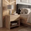 FineBuy, comodino da notte in decor legno di quercia, 50 Anteprima dell’immagine prodotto 1