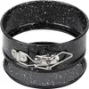 A black springform cake pan with a speckled granite coating and a removable bottom, shown from a slightly elevated side angle. Anteprima dell’immagine prodotto