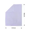 A white mesh bag with dimensions indicated by measurement lines and text. Produktbild-Vorschau