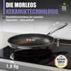 Morleos Keramikpfanne 32cm | Vollbeschichtet | 5-Schicht - Produktbild-Vorschau 2