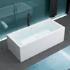 Mai & Mai Freistehende Badewanne 180x80x58cm Weiß Produktbild-Vorschau 1