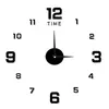 Große moderne Wanduhr | Wandtattoo XL XXL Analog 130 cm | Produktbild-Vorschau 1