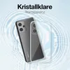 A smartphone and its transparent protective case are shown against a background of rippling water. Produktbild-Vorschau