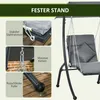 Outsunny Hollywoodschaukel, Gartenschaukel mit Kissen, Produktbild-Vorschau 8