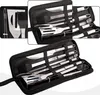 Accessori Barbecue Set Di Posate 9In1 +Etui Bbq Acciaio Anteprima dell’immagine prodotto 4