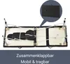 Juskys 3-zónový masážní stůl - skládací a výškově Náhled obrázku produktu 5