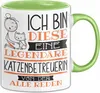 Katzenbetreuerin Tasse Geschenk Ich Bin Diese Eine Produktbild-Vorschau 1