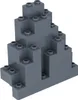 LEGO® 3x8x7 Plaque rocheuse LURP Montagne Gris foncé - 6083 Voir les images du produit 4
