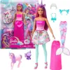 A Barbie Dreamtopia doll and accessories are displayed in a box. Produktbild-Vorschau