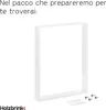 HOLZBRINK Gamba per tavolo in metallo Bianco | Gamba per Anteprima dell’immagine prodotto 2