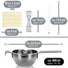 com-four® Kerzenherstellungsset für 120 Kerzen, Zubehör-Set Produktbild-Vorschau 6