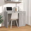 vidaXL Scrivania Grigio Sonoma 100x50x76 cm Materiale a Anteprima dell’immagine prodotto 2