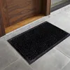 Tapis de sol en caoutchouc, lisse noir, antidérapant, doux, Voir les images du produit 3