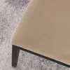 Velours-Sitzbezug für Stuhl in Cappuccino (Dunkelbeige) – Produktbild-Vorschau 3