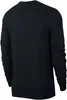 Nike M NSW CLUB TEE - LS BLACK/METALLIC SILVER Produktbild-Vorschau 2