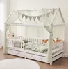 ALAVYA HOME Deko-Set für Hausbetten, Khaki, mit Betthimmel, Produktbild-Vorschau 1