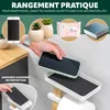 eluno Garniture de WC sur pied 4 en 1, brosse de WC, Voir les images du produit 3