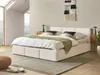 BELIANI Bett mit Bettkasten Cremeweiß Bouclé Gepolstert 160 Produktbild-Vorschau 2