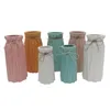 Vase Karaffe für Blumen Blumenvase aus Keramik mit Schleife Produktbild-Vorschau 3