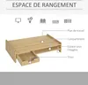 HOMCOM Rehausseur écran PC bureau rehausseur ecran support Voir les images du produit 4