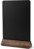Informationsständer aus Holz für einen Tisch, doppelseitige Produktbild-Vorschau 2