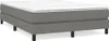 Cadre de lit sans matelas gris foncé 140x200 cm Tissu Voir les images du produit 1