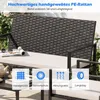 COSTWAY Polyrattan Gartenmöbel Set, Outdoor Lounge Möbel, Produktbild-Vorschau 5