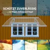 Vordach 145 x 100 cm Aluminium Türdach Türvordach Produktbild-Vorschau 4