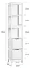 SoBuy Badezimmerschrank Hochschrank Badezimmer Badschrank Produktbild-Vorschau 7
