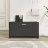 Schuhbank Schwarz 80x24x45 cm Holzwerkstoff Produktbild-Vorschau 2