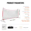 VEVOR Backstop-Netz, 620 x 140 cm Ballsport-Absperrnetz, Produktbild-Vorschau 7