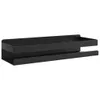 vidaXL Sprchová vanička matná černá 30x10x6 cm Kartáčovaná Náhled obrázku produktu 1