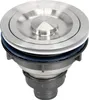 Siphon Friseurwaschbecken Waschbecken Edelstahl Produktbild-Vorschau 3