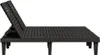 vidaXL Doppel-Sonnenliege Schwarz 155x138x83 cm Produktbild-Vorschau 5