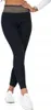 A person wearing black leggings and white sneakers, shown from the waist down against a white background. Produktbild-Vorschau
