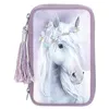 Depesche 3-Fach Federtasche Miss Melody Fantasy Horse lila Produktbild-Vorschau 4