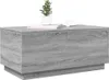 vidaXL Couchtisch mit LED-Leuchten Grau Sonoma 90x50x40 cm Produktbild-Vorschau 6