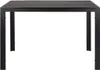 Table de jardin aluminium 110x70x73cm - Noir - Plateau de Voir les images du produit 1